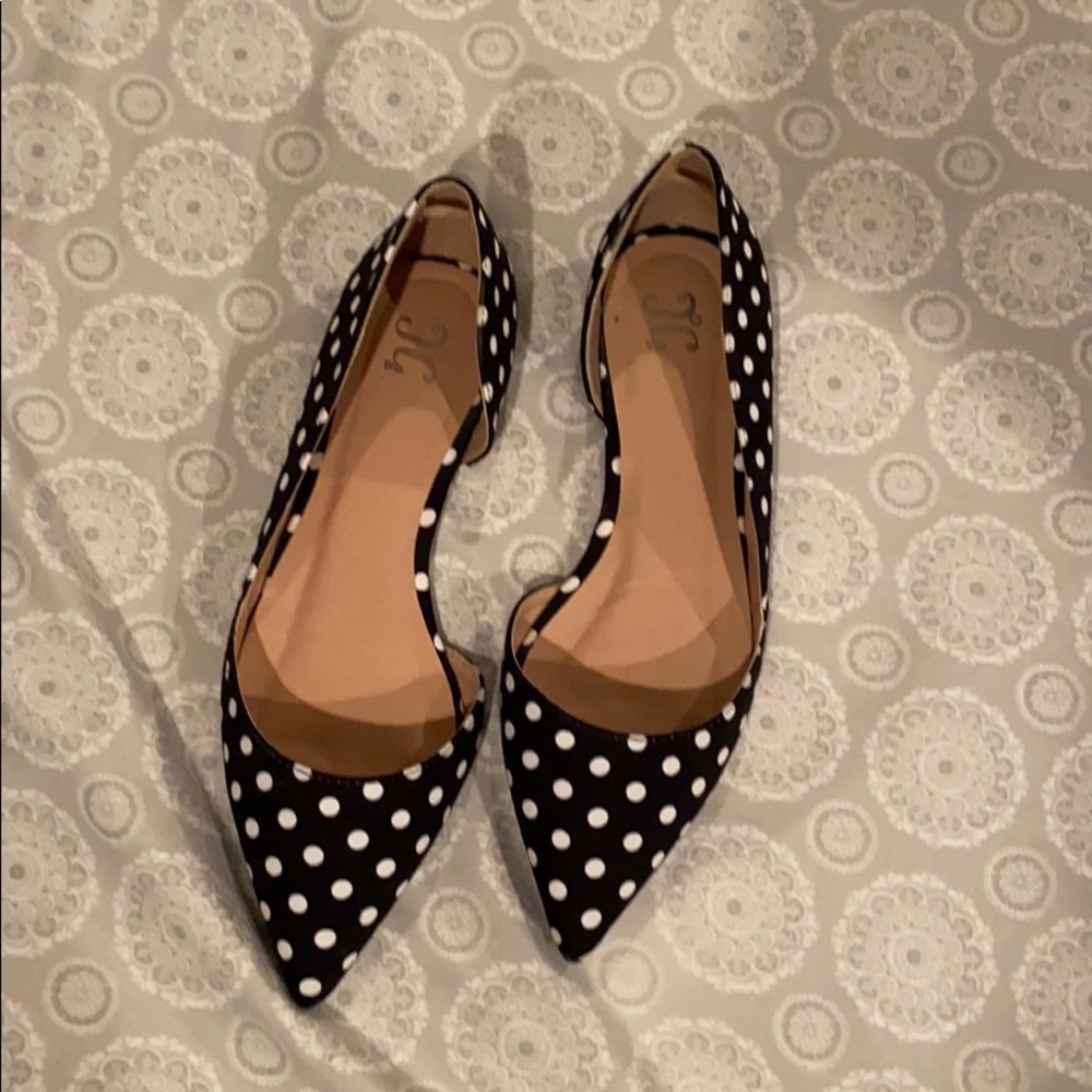 Polka-dot flats